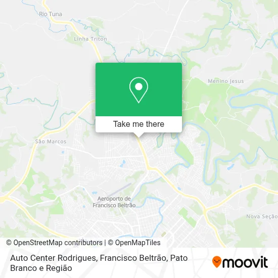 Auto Center Rodrigues map