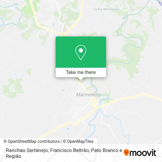 Ranchao Sertanejo map