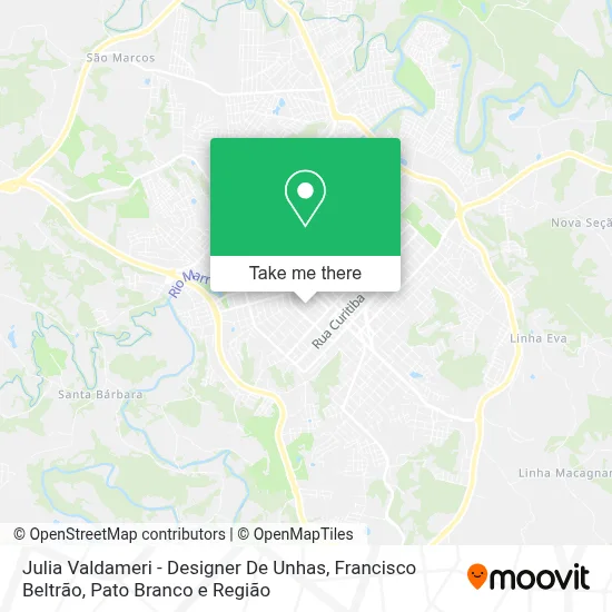 Julia Valdameri - Designer De Unhas map
