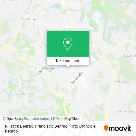 R.Track Beltrão map
