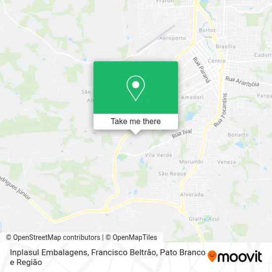 Inplasul Embalagens map