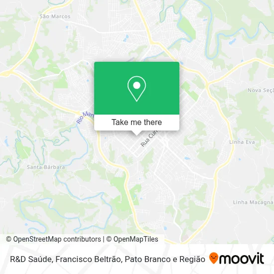 R&D Saúde map