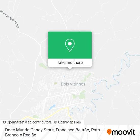 Doce Mundo Candy Store map