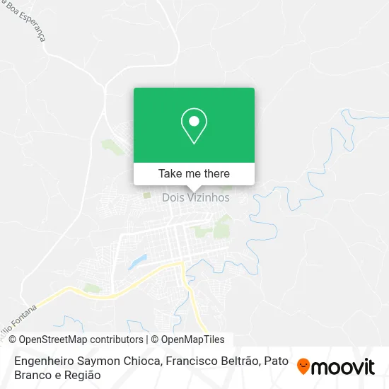 Engenheiro Saymon Chioca map