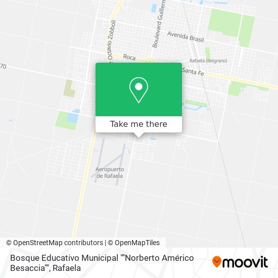 Bosque Educativo Municipal ""Norberto Américo Besaccia"" map
