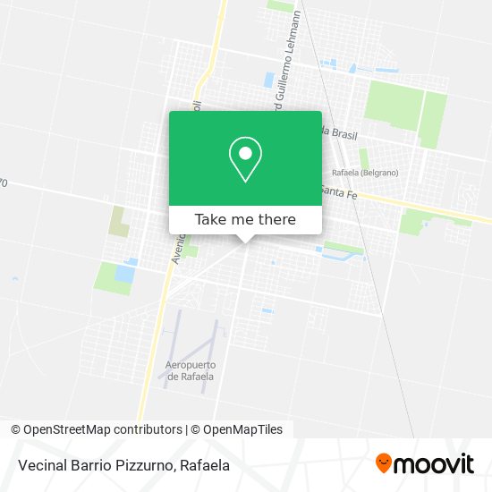 Vecinal Barrio Pizzurno map