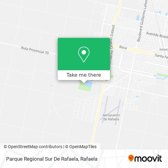 Mapa de Parque Regional Sur De Rafaela