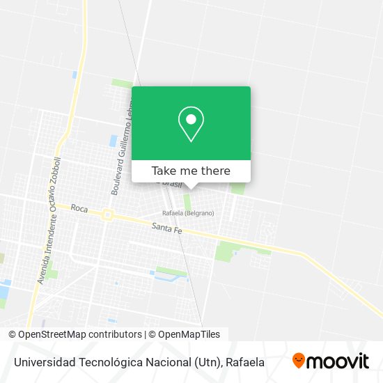 Universidad Tecnológica Nacional (Utn) map