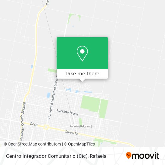 Mapa de Centro Integrador Comunitario (Cic)