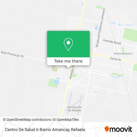 Centro De Salud 6 Barrio Amancay map