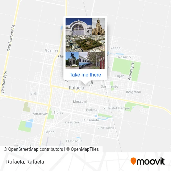 Rafaela map