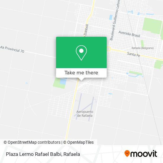 Mapa de Plaza Lermo Rafael Balbi