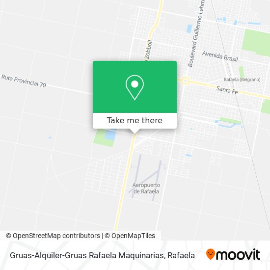 Gruas-Alquiler-Gruas Rafaela Maquinarias map