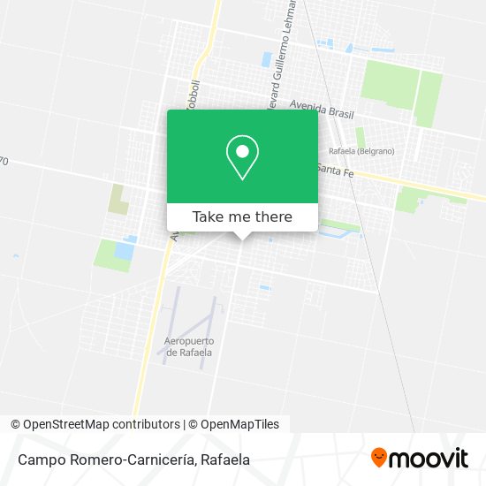 Campo Romero-Carnicería map