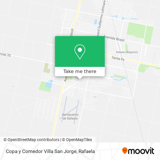 Copa y Comedor Villa San Jorge map