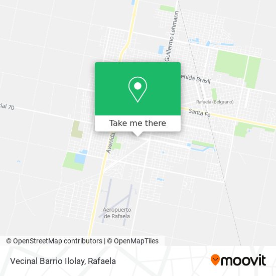 Vecinal Barrio Ilolay map