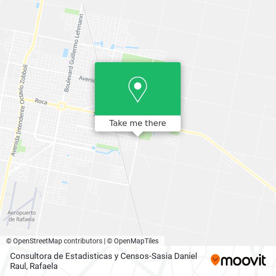 Consultora de Estadisticas y Censos-Sasia Daniel Raul map