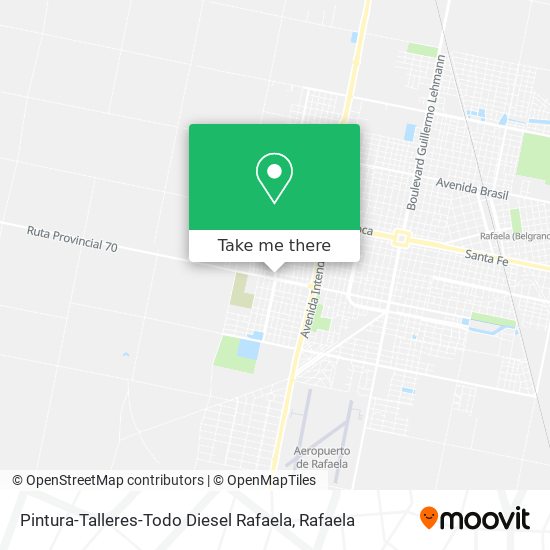 Pintura-Talleres-Todo Diesel Rafaela map