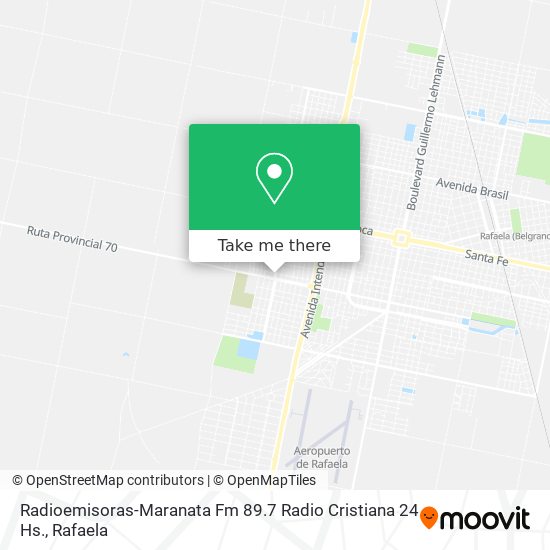 Radioemisoras-Maranata Fm 89.7 Radio Cristiana 24 Hs. map
