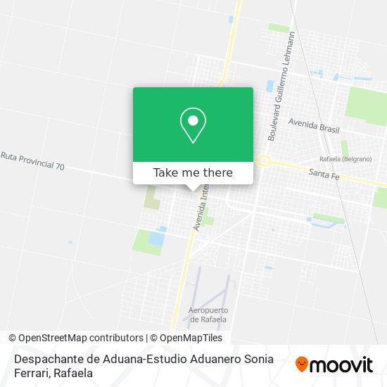 Despachante de Aduana-Estudio Aduanero Sonia Ferrari map
