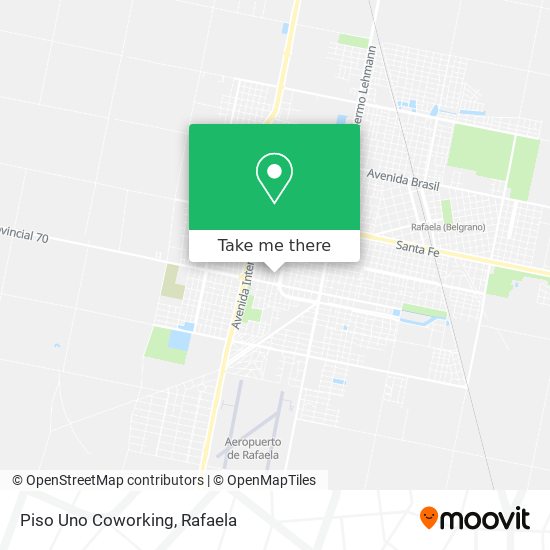 Mapa de Piso Uno Coworking