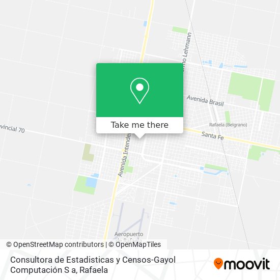 Consultora de Estadisticas y Censos-Gayol Computación S a map