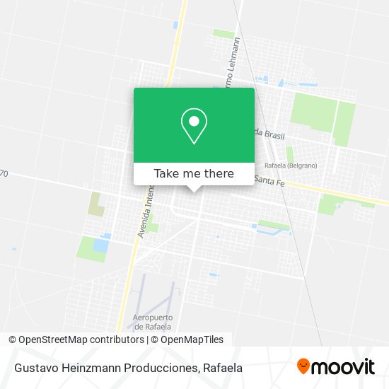 Mapa de Gustavo Heinzmann Producciones
