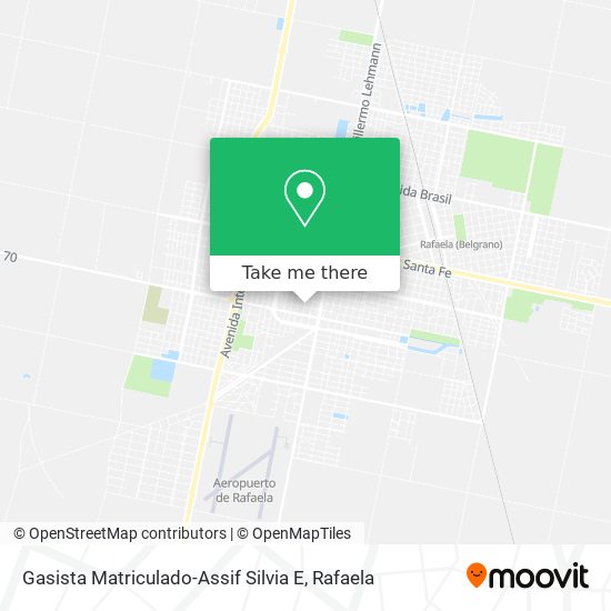 Mapa de Gasista Matriculado-Assif Silvia E