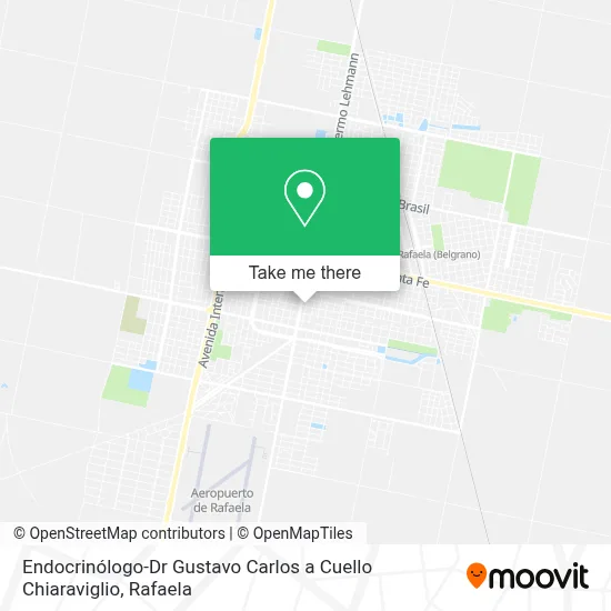 Endocrinólogo-Dr Gustavo Carlos a Cuello Chiaraviglio map