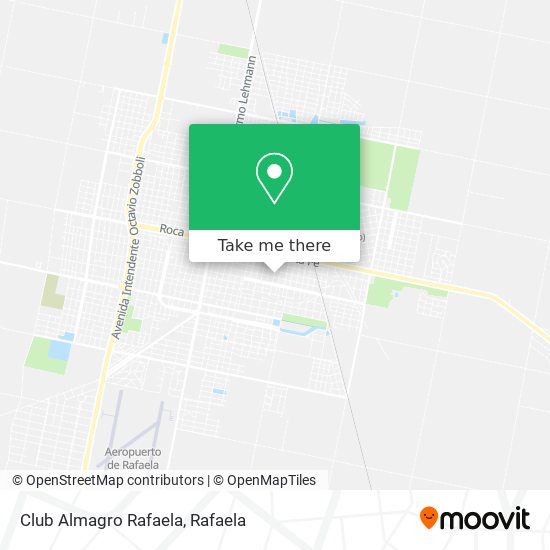 Club Almagro Rafaela map