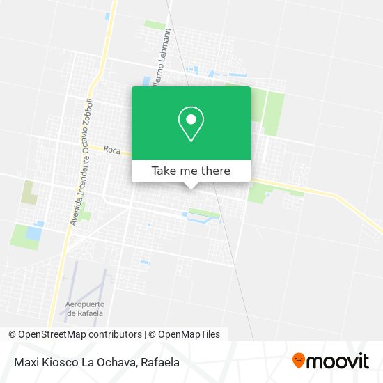 Mapa de Maxi Kiosco La Ochava