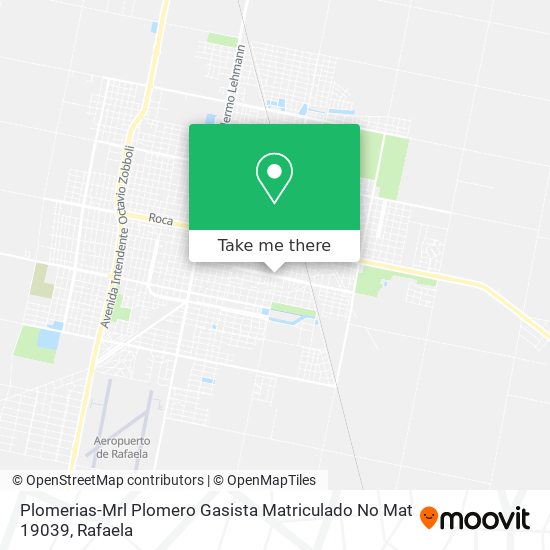 Plomerias-Mrl Plomero Gasista Matriculado No Mat 19039 map