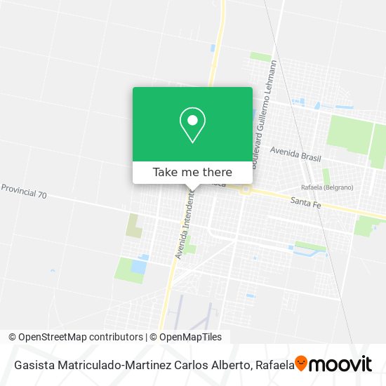 Gasista Matriculado-Martinez Carlos Alberto map