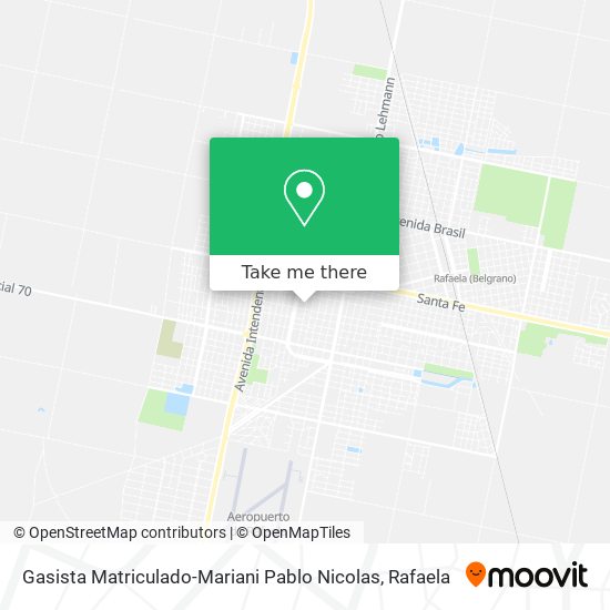 Gasista Matriculado-Mariani Pablo Nicolas map