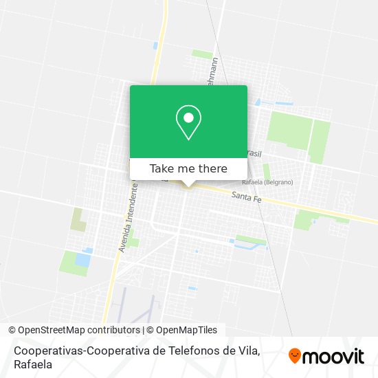 Cooperativas-Cooperativa de Telefonos de Vila map