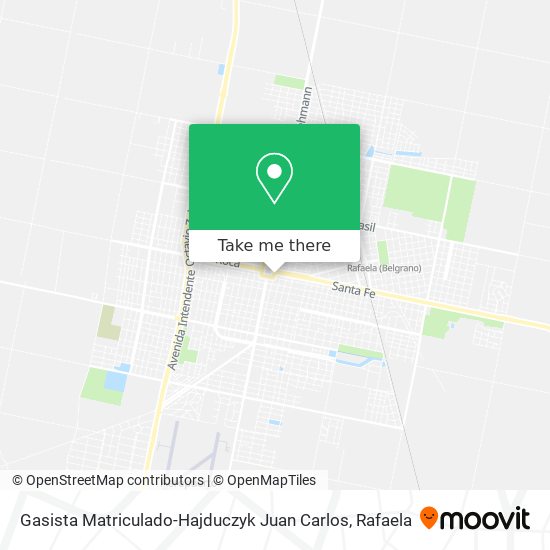 Gasista Matriculado-Hajduczyk Juan Carlos map