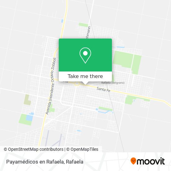 Payamédicos en Rafaela map