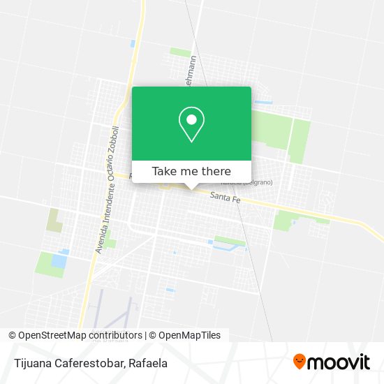 Tijuana Caferestobar map