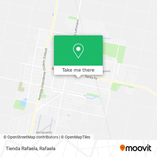 Mapa de Tienda Rafaela