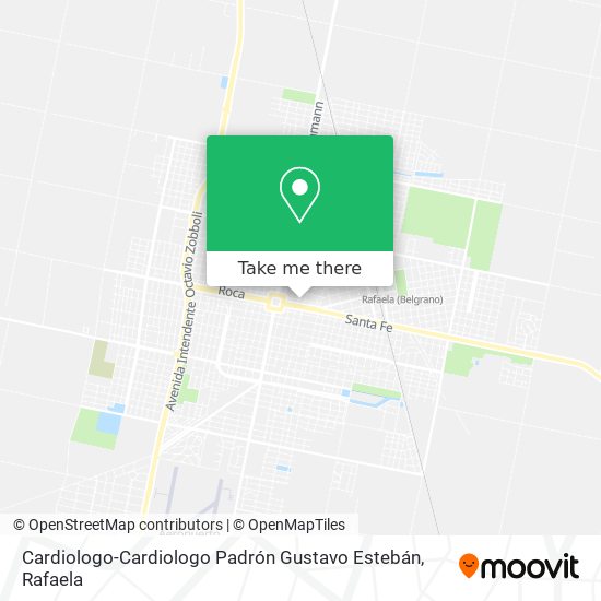 Mapa de Cardiologo-Cardiologo Padrón Gustavo Estebán