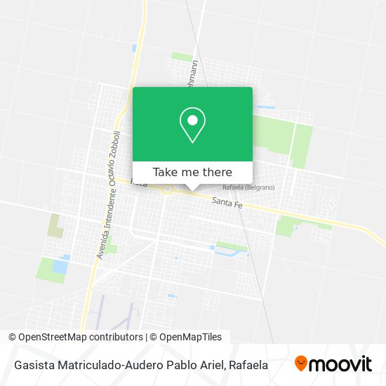 Gasista Matriculado-Audero Pablo Ariel map