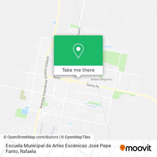 Escuela Municipal de Artes Escénicas José Pepe Fanto map