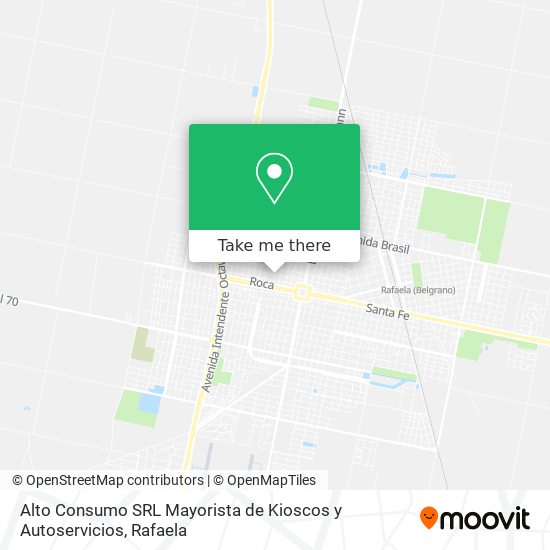 Alto Consumo SRL Mayorista de Kioscos y Autoservicios map