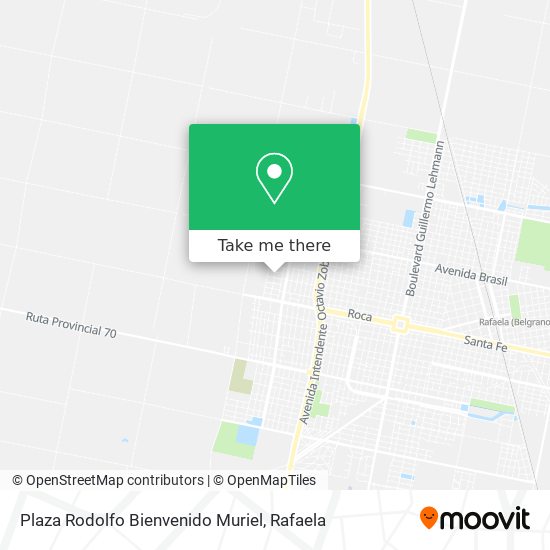 Plaza Rodolfo Bienvenido Muriel map