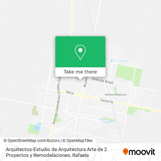 Arquitectos-Estudio de Arquitectura Arte de 2 Proyectos y Remodelaciones map