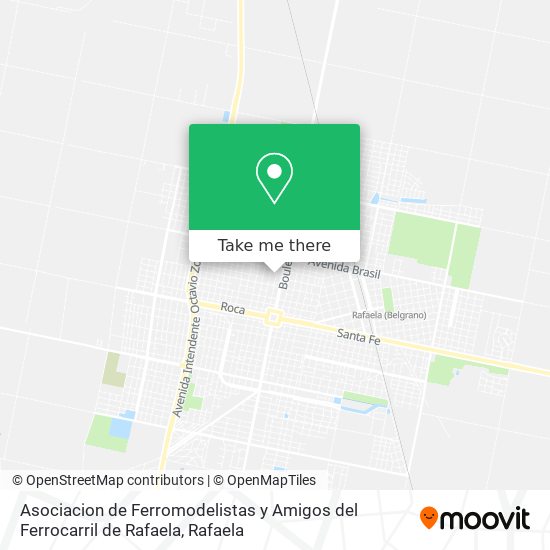 Asociacion de Ferromodelistas y Amigos del Ferrocarril de Rafaela map