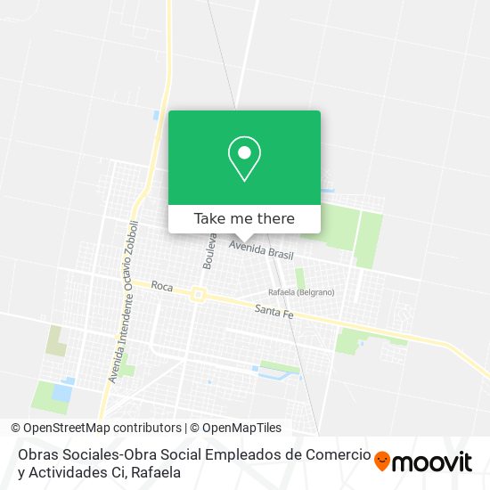 Obras Sociales-Obra Social Empleados de Comercio y Actividades Ci map
