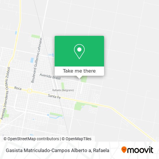 Mapa de Gasista Matriculado-Campos Alberto a