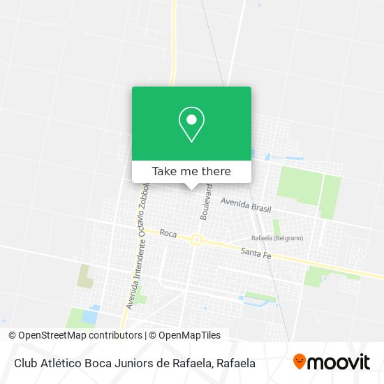 Club Atlético Boca Juniors de Rafaela map