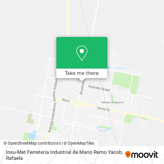 Mapa de Insu-Met Ferreteria Industrial de Mario Remo Yacob